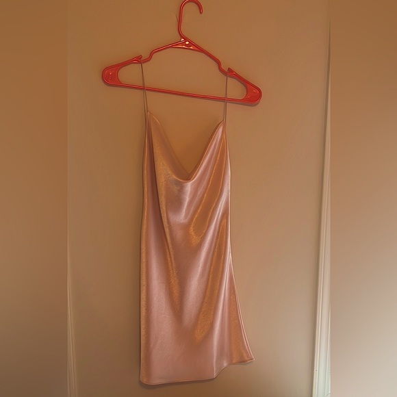 Dry Goods Dresses & Skirts - Dry goods, light and pastel pink silk dress, size small, tag still on